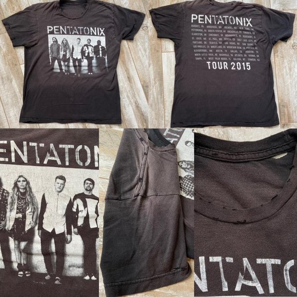 Pentatonix Concert Tour T-shirt Size L - Picture 4 of 4